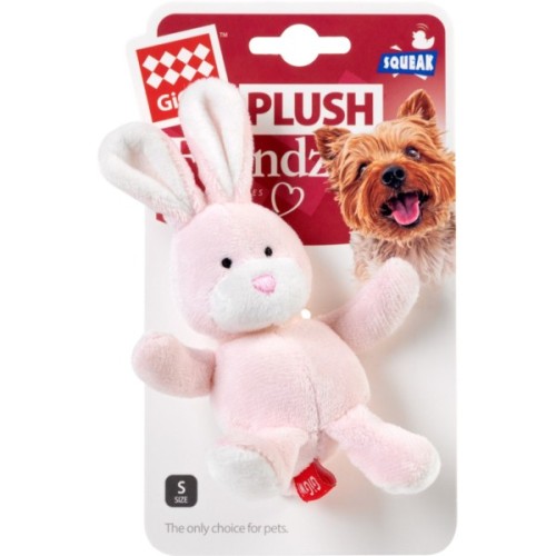 Іграшка для собак GiGwi Plush Заєць з пищалкою 11 см (75119)