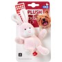 Іграшка для собак GiGwi Plush Заєць з пищалкою 11 см (75119)