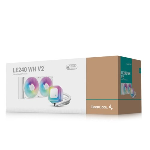Система рідинного охолодження Deepcool LE240 WH V2 (R-LE240-WHAMMN-G-2)