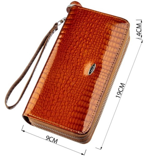 Гаманець Kivi З екошкіри Коричневий (19020)