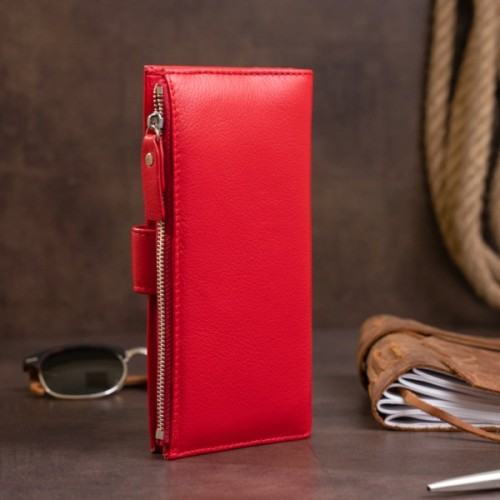 Гаманець ST Leather Шкіряний Червоний (19281)