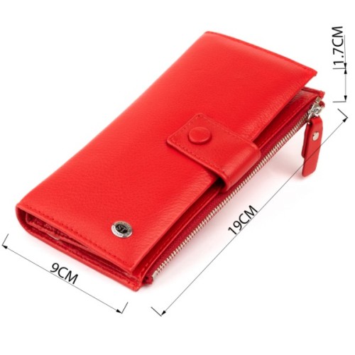 Гаманець ST Leather Шкіряний Червоний (19281)