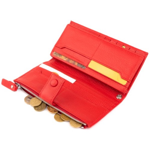 Гаманець ST Leather Шкіряний Червоний (19281)