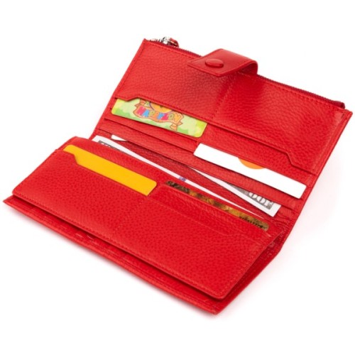 Гаманець ST Leather Шкіряний Червоний (19281)