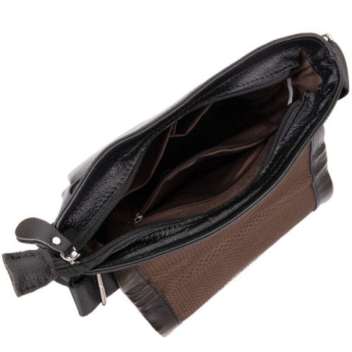 Сумка Vintage З клапаном флотар Чорна (20410)