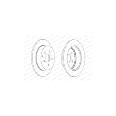 Гальмівний диск FERODO DDF1881C