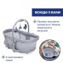 Ліжечко Chicco Колиска для новонародженого 5 в 1 Baby Hug Pro, сірий (87076.40)