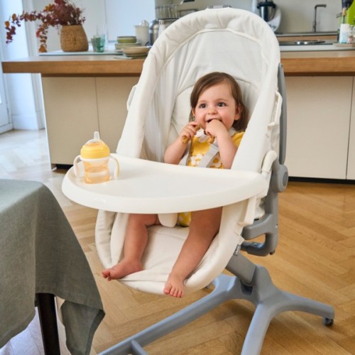 Ліжечко Chicco Колиска для новонародженого 5 в 1 Baby Hug Pro, сірий (87076.40)