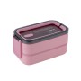 Ланч-бокс дитячий Kite подвійний з наповненням 1400 мл, рожевий (K23-183-3)