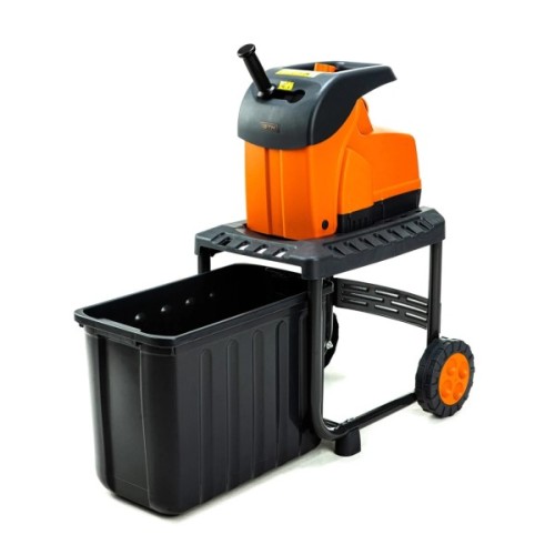 Садовий подрібнювач GTM DS2800/45 KIT, 220В, 2800Вт, до 45мм, ножі, 60л + подовжувач 10м (DS2800/45_KIT+ext.cord)