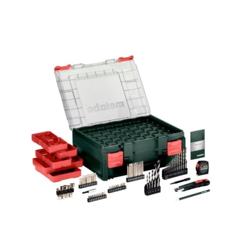 Шуруповерт Metabo BS 18 Set, 18V. 2х2Ah, 24·48Нм, 0-450·0-1600об/хв, 1.3кг (602207710)