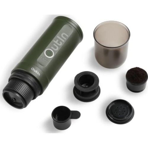 Портативна кавоварка Outin Nano Espresso Machine в дорожньому футлярі OTEM-01 Forest Green (OTEM-01-FG-BAG)