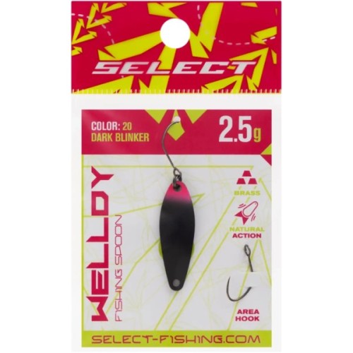 Блешня Select Welldy 2.5g 31mm 20 Dark Blinker (1870.81.13)