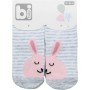 Шкарпетки дитячі Bibaby із зайчиками (68216-12-18-gray)