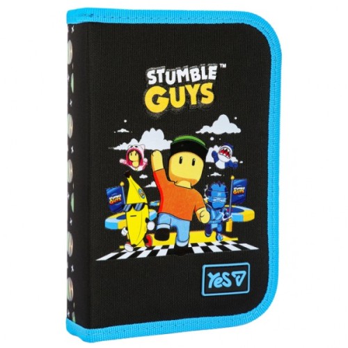 Пенал Yes твердий одинарний з двома клапанами Stumble Guys HP-04 (533747)