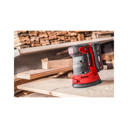 Шліфувальна машина Einhell TE-RS 18 Li Kit, 18V, АКБ 1x2.5Ah, 125мм, 14000–22000об/хв, 1.2кг (4462010K)