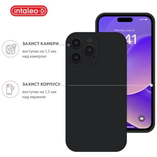 Чохол до мобільного телефона Intaleo SoftShell Apple iPhone 14 Pro Max Black (1283126554230)