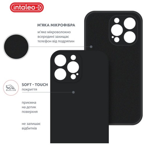Чохол до мобільного телефона Intaleo SoftShell Apple iPhone 14 Pro Max Black (1283126554230)