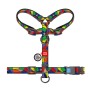 Шлея для собак WAUDOG Nylon з QR паспортом анатомічна H-подібна "Вітраж" L (5583)