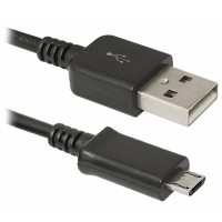 Дата кабель USB 2.0 AM to Micro 5P 1.0m Defender (87473)