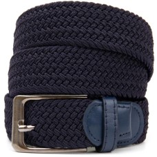 Ремінь Vintage Текстильний чоловічий Темно-синій (20526)