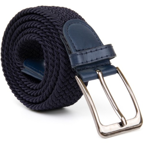 Ремінь Vintage Текстильний чоловічий Темно-синій (20526)