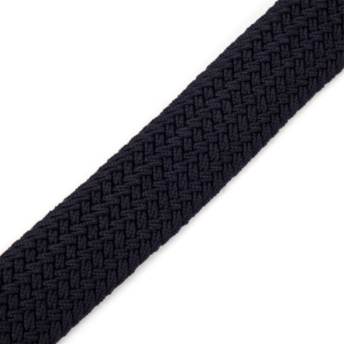 Ремінь Vintage Текстильний чоловічий Темно-синій (20526)