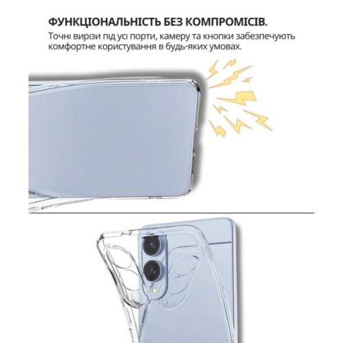 Чохол до мобільного телефона BeCover Silicone Samsung Galaxy S25 Edge SM-S937 Transparent (714678)