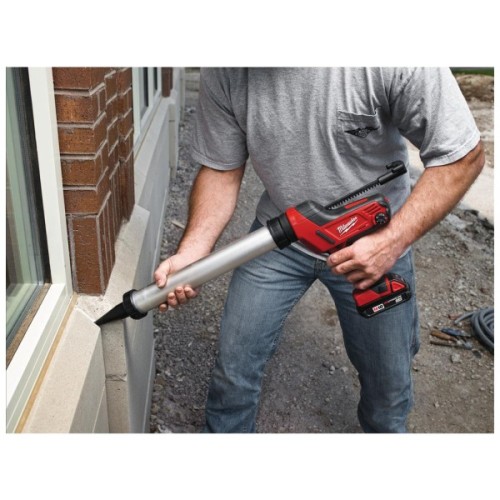 Пістолет для герметика Milwaukee C18 PCG/600A-0B, 600мл, сумка (без АКБ та ЗП) (4933459638)