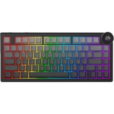 Клавіатура Ajazz AK820 V2 White Peach Switch Wireless/Bluetooth/USB UA Black/Gray (AK820-V2-WP-S-BG)