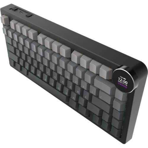 Клавіатура Ajazz AK820 V2 White Peach Switch Wireless/Bluetooth/USB UA Black/Gray (AK820-V2-WP-S-BG)