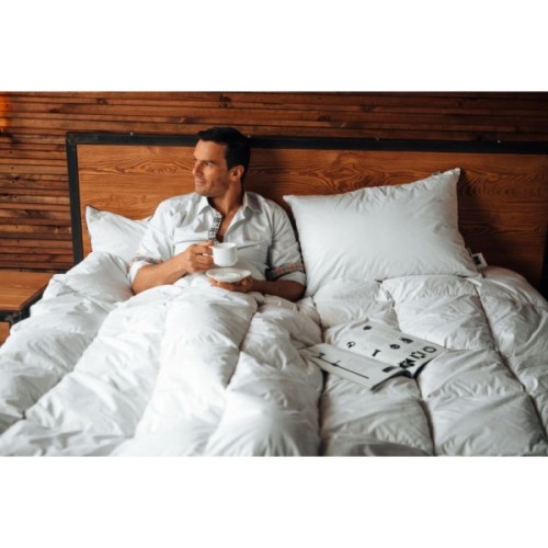 Ковдра MirSon пухова DeLuxе 028 легке 140x205 см (2200000005779)