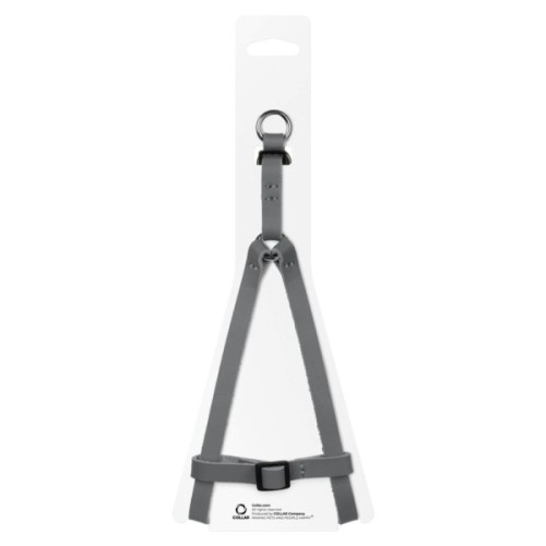 Шлея для котів WAUDOG Classic з QR паспортом XS Ш 10 мм В=С 28-40 см сіра (601011)