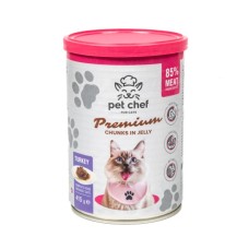 Вологий корм для кішок Pet Chef З індичкою 415 г (4820255193595)