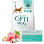 Сухий корм для кішок Optimeal для стерилізованих/кастрованих індичка та овес 700 г (4820215369633)