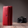 Гаманець ST Leather З натуральної шкіри Червоний (22695)