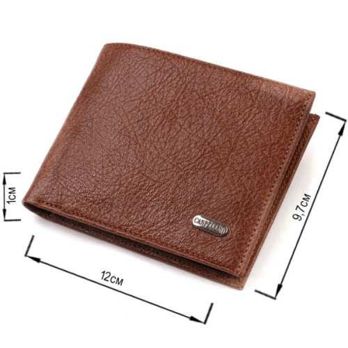 Гаманець Canpellini З натуральної шкіри Світло-коричневий (21765)