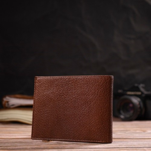 Гаманець Canpellini З натуральної шкіри Світло-коричневий (21765)