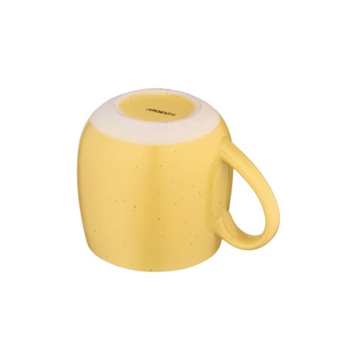 Чашка Ardesto Alcor, 450мл, кераміка, жовтий (AR3475RY)