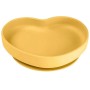 Тарілка дитяча Canpol babies силіконова Серце - жовта (80/309_yel)