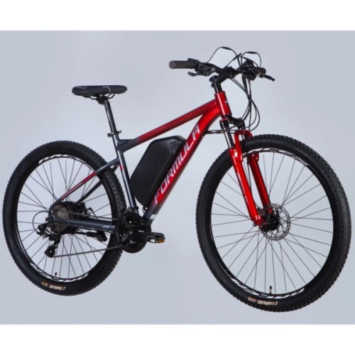 Електровелосипед Formula 29" eF-1 DD CS рама-18,5" 48B 17.5А*г 500Вт 2026 червоно-сріблястий (ELB-FR-29-251)