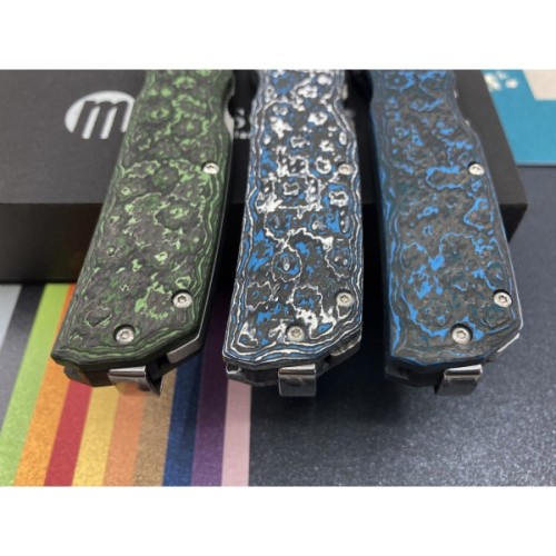 Ніж Maserin Power, Magnacut, fat carbon arctic blue (502/BM)