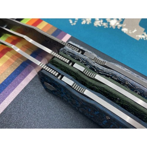 Ніж Maserin Power, Magnacut, fat carbon arctic blue (502/BM)