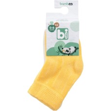 Шкарпетки дитячі Bibaby однотонні (68386-0-6-yellow)