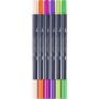 Художній маркер Faber-Castell набір двосторонніх Goldfaber Gofa Sketch Markers Graphic Novel, 6 кольорів (32548)