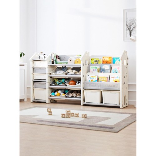 Дитячий стелаж Mealux Line White (KD-E196 White)