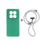 Чохол до мобільного телефона Dengos Case + Cross-body Strap Xiaomi Redmi Note 15 Pro 4G Mint+Grey (DG-KM-CCRB-39)
