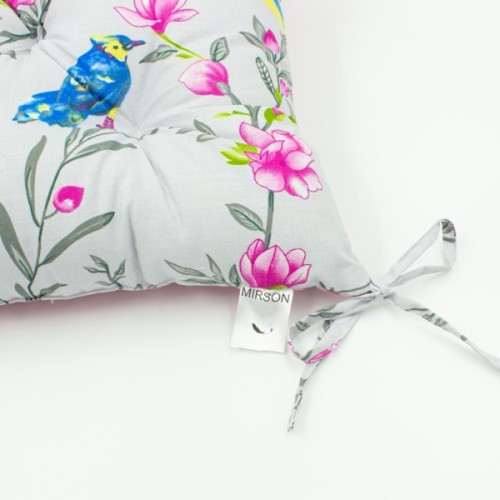 Подушка на стілець MirSon Бязь Принт 17-0553 Nadia 50х50 см (2200006277033)