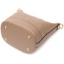 Сумка Vintage Жіноча з автономною косметичкою з натуральної шкіри Бежева (22364)