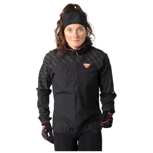 Куртка Dynafit Trail Reflective Wind Jkt Wmn 71985 0911 - M - чорний (016.002.2894)